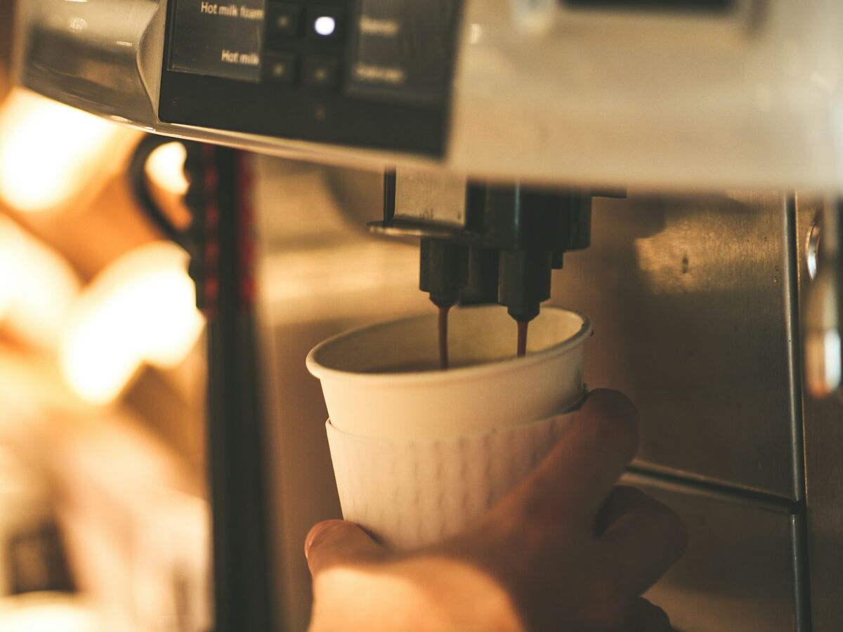 Kaffee wird zubereitet