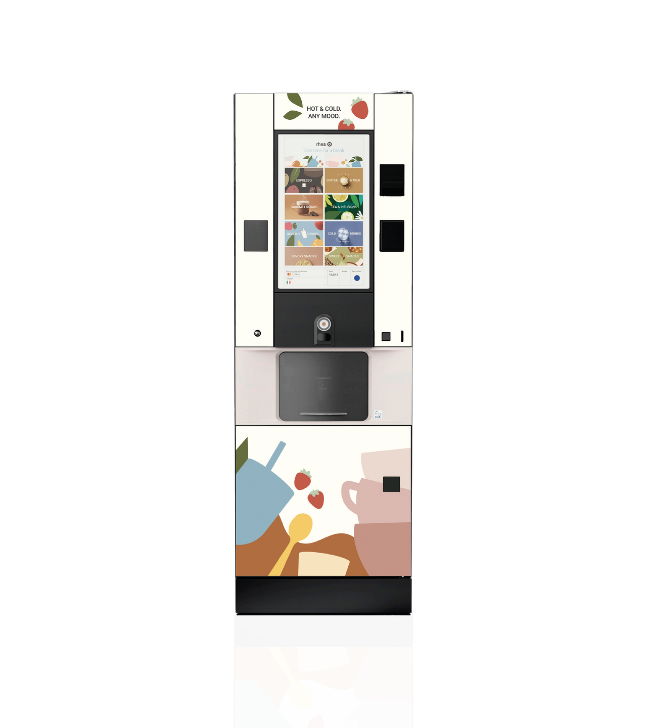 Getränkeautomat rhFS1.touch hot&cold von Rhea Vendors